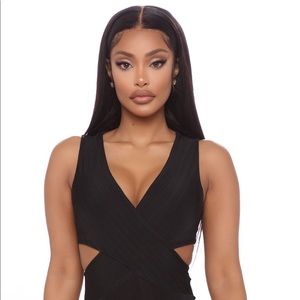 Cut you loose V neck bodysuit